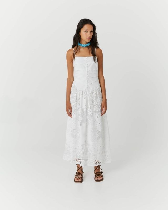 Abito in pizzo in cotone Beatrice B