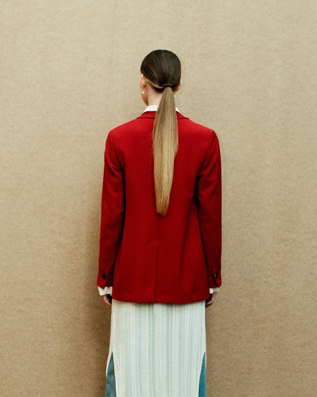 Giacca Doppiopetto In Twill
