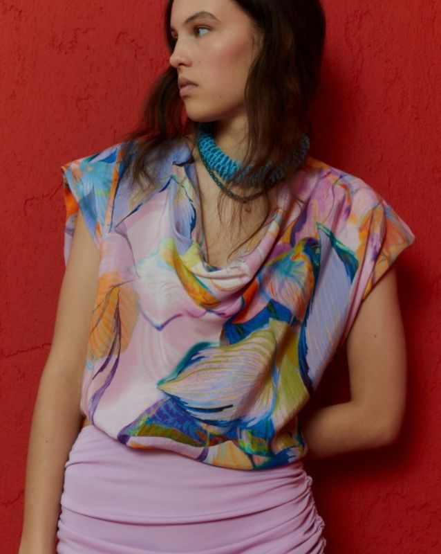 Top Con Drappeggio Eva by Beatrice B